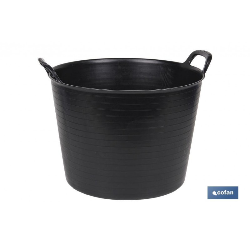 CAPAZO NEGRO RECICLADO 42 L 48.5 X 45 X 38 CM venta unitaria