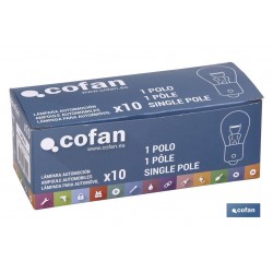 LÁMPARA COFAN P21W (BA15s) 12V
