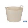 CAPAZO 42 L BEIGE  48.5 X 45 X 38 CM venta unitaria