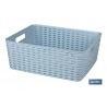 CESTA  MULTIUSOS 12L 36X28X13.5 cm BEIGE venta unitaria