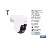 Cámara de seguridad inteligente con WiFi | Con control remoto, audio bidireccional y amplio ángulo de visión