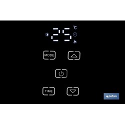 Convector radiante de panel de vidrio 1500W