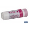 BOLSA DE BASURA  AUTOCIERRE 35X50 G.120 COLOR BLANCO 20 UDS
