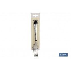 BL 2uds TENEDOR DE MESA INOX C-18/0 MODELO BOLONIA 2 mm