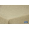MANTEL ANTIMANCHAS RESINADO CONFECCIONADO 1,40 X 20 M 50 % ALG 50% POL. DORADO
