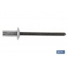 REMACHE ALUMINIO ESTANCO 4 X 15 MM