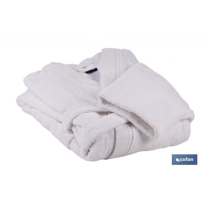 ALBORNOZ BLANCO GR.500/M2 GAMA PALOMA TALLA XXL