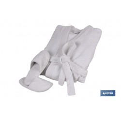 ALBORNOZ BLANCO GR.500/M2 GAMA PALOMA TALLA XXL