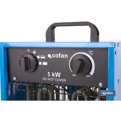 Calefactor eléctrico con enchufe industrial 5000W