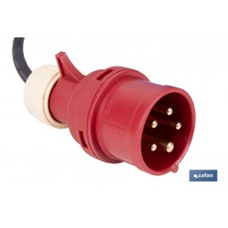 Calefactor eléctrico con enchufe industrial 5000W