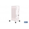 Radiador de aceite con termostato y ventilador 1500W