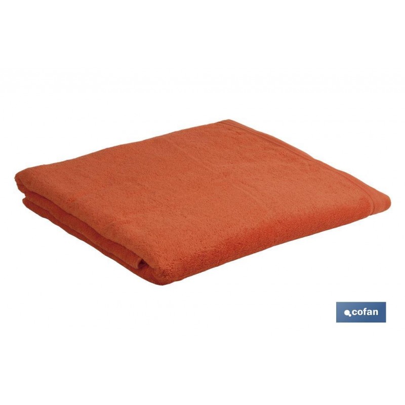 TOALLA BAÑO ORANGE GR.580/M2 MODELO AMANECER 100X150cm