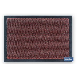 FELPUDO INTERIOR POLIPROPILENO 40X60CM ROJO