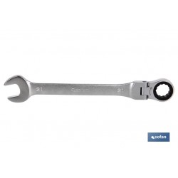 LLAVE COMBINADA ARTICULADA 180º DE CARRACA 10MM