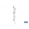 KIT DUCHA BARRA DESLIZANTE 3 PCS 5 FUNCIONES BLANCO