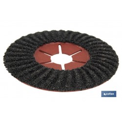 DISCO ABRASIVO SEMIFLEXIBLE Ø180 G-120