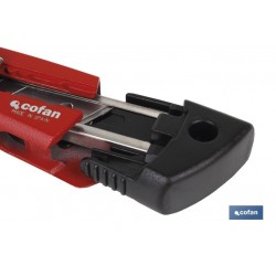 CUTTER HOJA PARTIBLE 18MM CUERPO ZAMAK