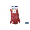 GUANTE PVC ESTANCO ROJO DE 27 Cms.