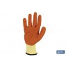 BLISTER G. LATEX RUGOSO NARANJA T-10