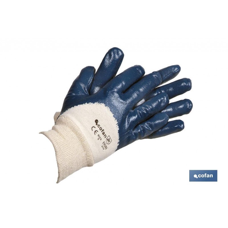 BLÍSTER DE GUANTE DE NITRILO AZUL TALLA 9 VENTA UNITARIA