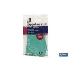 GUANTE VERDE NITRILO T 6,5