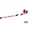 CINTA BALIZ. NO PASAR  80MMX100MTS