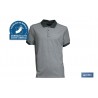 POLO 2 TONOS VERDON 160gms/m GRIS-NEGRO TALLA XXXL