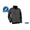 CHAQUETA POLAR MODELO WALKER 370 G/M GRIS-NEGRO TALLA S