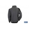 CHAQUETA POLAR MODELO WALKER 370 G/M GRIS-NEGRO TALLA S