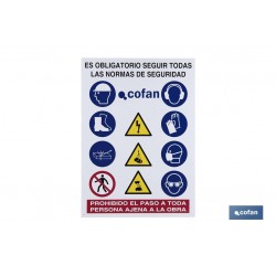 CARTEL DE OBRA EN GLASSPACK...