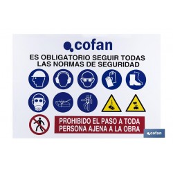 CARTEL DE OBRA EN GLASSPACK...