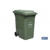 CONTENEDOR 2 RUEDAS 360LT COLOR VERDE