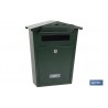 BUZÓN CORREO EXTERIOR NEGRO MODELO GARDEN 360X290X105MM