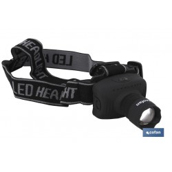 LINTERNA LED DE CABEZA ZOOM...