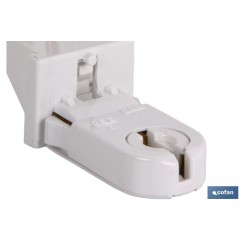 PORTALAMPARAS DE FLUORESCENCIA 2A250V CON PORTACEBADOR