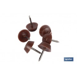 BL 6 UDS TOPE DE SILLA  MARRÓN