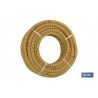 ROLLO DE TUBO DE ASPIRACIÓN ESPIRAL AMARILLO  Ø20 MM 25 M