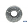 MANGUERA PVC CRISTAL C/REFUERZO 6x12 mm/100m