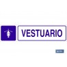 SEÑAL GLASSPACK ADHESIVA 250X62MM.