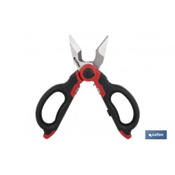 TIJERAS ELECTRICISTA PROFESIONAL 160mm (pelacables/crimpar)