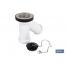 SIFÓN Y COMPACTO CON SALIDA Ø32-40 Y VÁLVULA LAVABO-BIDÉ Ø70