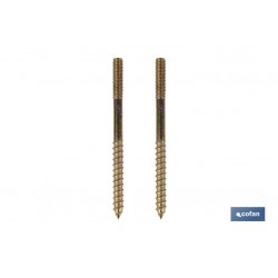 SET 2 PCS TORNILLOS VERTICALES FIJACIÓN INODORO 5 X 75