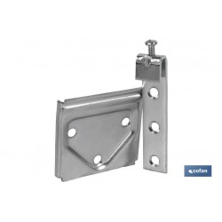 SET COLGADOR DE ARMARIO ZINCADO 53 MM