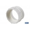 ADAPTADOR CONVERTIDOR 1 1/2 MACHO - 1 1/4 HEMBRA PARA TUBO FLEXIBLE