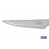 PACK 3 CUCHILLO CHULETERO MICRODENTADO HOJA 10cm  MODELO GULASH NEGRO