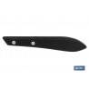 PACK 3 CUCHILLO CHULETERO MICRODENTADO HOJA 10cm  MODELO GULASH NEGRO