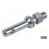 PERNO ROSCADO PARA ENGANCHE APEROS M 22 X Ø22 MM