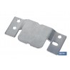 CHAPA ANCLAJE ZINCADA 100 X 47 MM