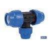 TE 90° REDUCIDA PP PN16 110 X 90 X 110