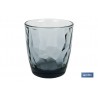 PACK 6 VASOS DE AGUA VIDRIO 30,5 CL COLOR AZUL MODELO JADE